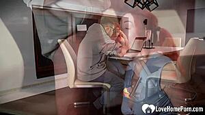 I taught her how to suck a dick