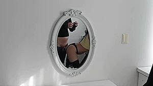 Oh, big cock trv fucks me with thong on and barefoot, busty big ass latina brunette!