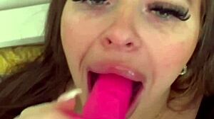 Want a slutty British girlfriend experience? Watch this horny teen in action.