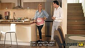 Does lynna nilsson guide her boy to lose virginity in kitchen on birthday