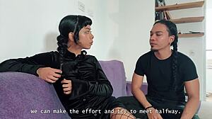 petite girl gets filled by teacher in fun roleplay game 😉