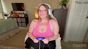 Gamer Girl, You're All Cum Covered From That Dare!