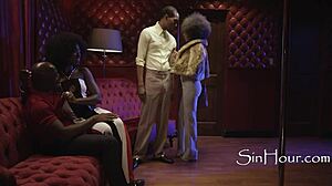 Super Hot Ebony Girls Ride Monster Cocks With Ulterior Motives! Deepthroat And Blowjob Action!