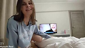Cutie Stepsister Won't Let Me Watch TV In Peace POV