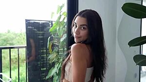 Sexy Brunette Dances Seductively Then Sucks Hard Cock For Intense Cumshot Facial