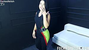 Moonblack Spandex Neoprene Vintage Release Week 39 Showcases Curvy Brunette in Retro Attire