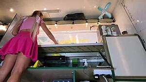 this bitch is so sexy that i had to mount hidden camera at work