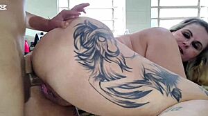 tiffany montavani teaches virgin how to dominate with intense choking and pissing scene