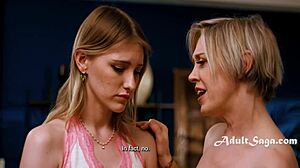 Dee Williams and Melody Marks Fuck Lick and Scissor as Lesbian Step Mom and Soul Mate