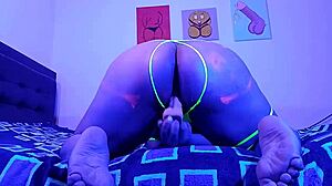 Spreading my big ass for my hot husband in doggystyle while he records me POV