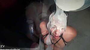 Used for his whims in dirty blowjob