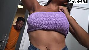 हॉस्टल में नंगी झुककर पकड़ी गई बड़े चुचों वाली लैटिना को हॉर्नी बीबीसी रिसेप्शनिस्ट ने पेला