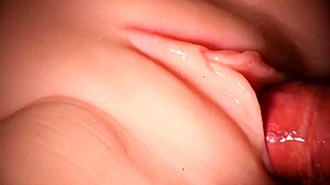 damn her shaved big pussy grips so tight it makes me cum fast every time