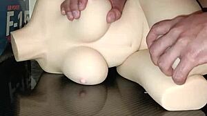 I had anal sex with Sally from the side, creampie in her tight ass