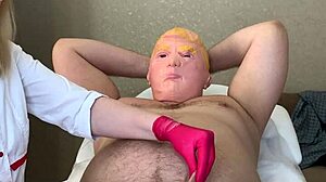 Intimate waxing session with donald t in a cozy hospital setting