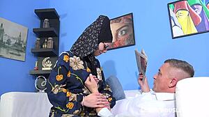 hijab slut begs for hard cock pounding!!