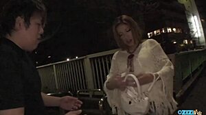 Street bitch meets guys for hard fuck