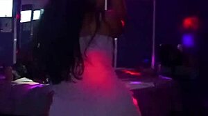 hey babe my wife dances so slutty i love showing her off like this