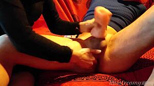 sexy brunette stepsister sucks big dick with fleshlight toy to cum in mouth 4k - part 2 - misscreamy