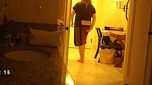 Mature Milf Caught on Hidden Cam in Steamy Voyeur Spy Session