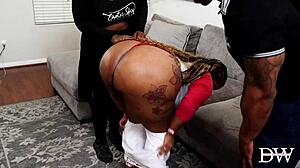 Lyric Sky and Jayla Page share big black cock