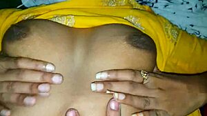 Desi village step sister and step brother enjoy a full night together in romantic setting.