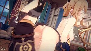 jean gets doggystyled in anime hentai style