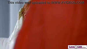 Can this teen handle three horny stepmommys licking her?