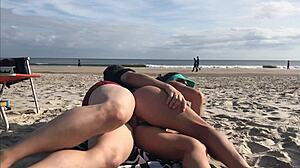 hey you won't believe this babe getting her ass pounded publicly on the beach by monster cock right in front of everyone