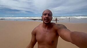 Stripping bikini on crowded bahia beach, these teens give to every guy