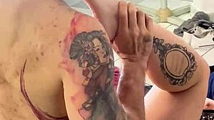 Young White Girl Has Sex With Big Dick Man Full of Desire - Making Off