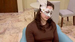 young teen babe teases her sugar daddy by doing sexy poses after intense workout in tight leggings