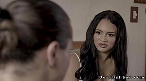 hubby pounds my floppy saggy tits while i suck his thick cock hard