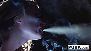 Sexy Shyla Stylezs Indulges In Smoking Fetish