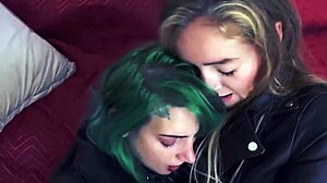 leather at the office group scene