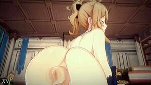 jean gets doggystyled in anime hentai style