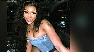 dare you stroke to sza's sexy ebony curves tribute