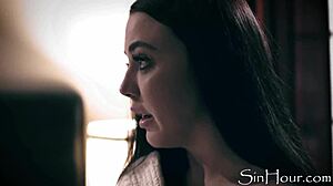 horny petite teen whitney wright caught by girlfriend and punished with garage tribbing fuck