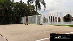 Dominican Babe Sucks Thick Girthy BBC Monster