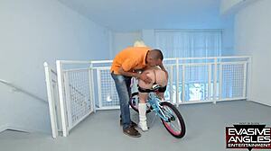 Icy Sexy Blonde Princess With Platinum Hair And Big Latina Ass Waits To Be Boned