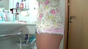 college cutie gets hard cock pumped into her tight ass in the bathroom