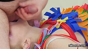 Spicy kitten brought into the anal hole madhouse for awkward therapy!