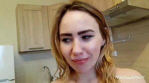 Bella Mur skinny Russian teen fucked hard for cash in quick pickup