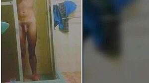 Wanna see my skinny Brazilian body shower masturbate huge cock cumshot orgasm compilation?