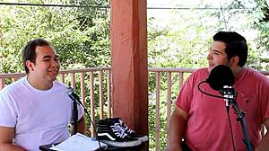 three hot chubby guys with monster cocks and big tits craving ass