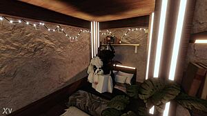 my bunny hg says she needs help but craves my demon dick fucking her brains out