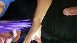 Latina Pareja FUCKS Hard in Uber