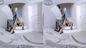 Hot maid costume vr extra mile teases beyond cleaning duties