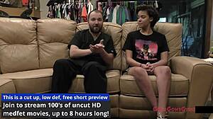 MY NEIGHBOR REBEL WYATT SPREADS FOR 1ST Gyno Exam Close-Up!