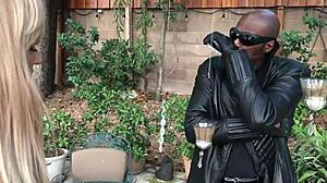 Nick fury's secret blowjob from sexy cosplay vampirella and emma frost tandem